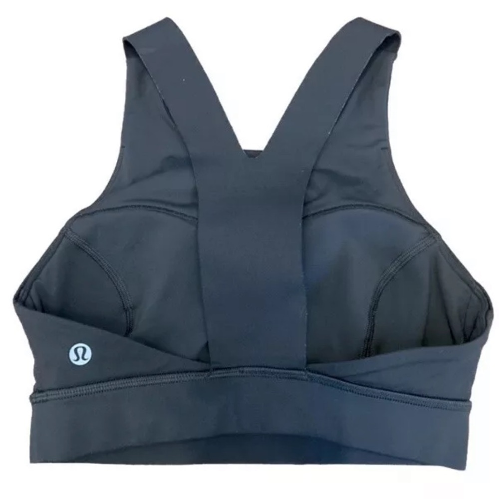 LULULEMON Sports Bra Stuff Your Bra Racerback Olive Green ~ Size 4? No Size Tag